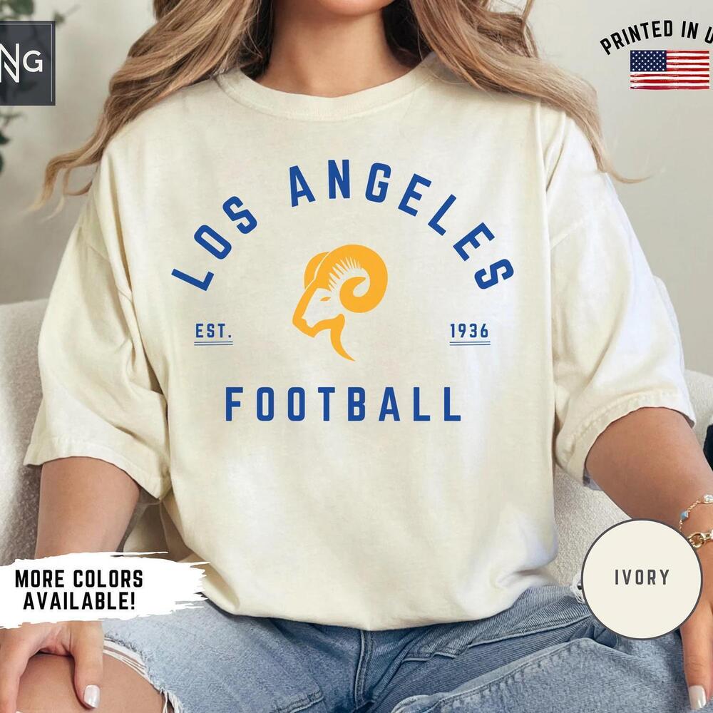 Los Angeles Rams Retro Football Gameday Fan Shirt